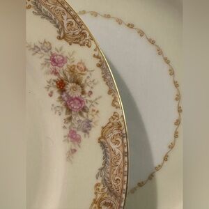 Gold rimmed Noritake China 10” plate occupied Japan